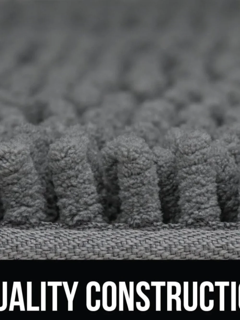 NEW Bathroom Rugs, Chenille Soft Absorbent Bath Rug, Shaggy Shower Mat 24x17
